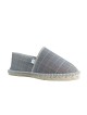 Espadrille Pantoufle Ecossais Marron