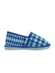 Espadrille Pantoufle Pied-de-poule Marine