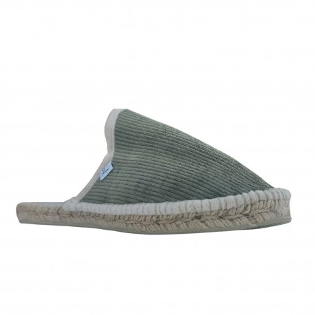Espadrille Zabouch' Velours Kaki