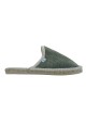 Espadrille Zabouch' Velours Kaki