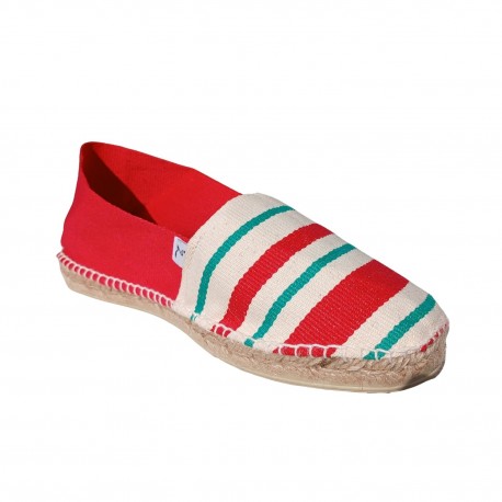 EUSKADI&nbsp;-&nbsp;Espadrille rouge - fabrication artiisanale france