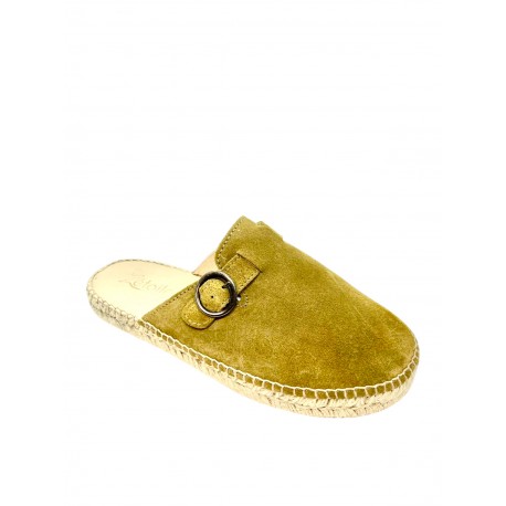 Espadrilles kaki façon Birk