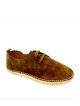Espadrille Lombardi - type Derby, semelle en corde façon Zétoiles