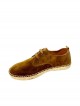 Espadrille Lombardi - type Derby, semelle en corde façon Zétoiles