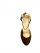 Leopard - Espadrilles à talon et lanières - motifs leopard