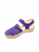 ORION espadrilles double semelle couleur parme
