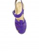 ORION espadrilles double semelle couleur parme