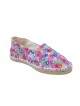 Espadrille rose imprimé COEUR